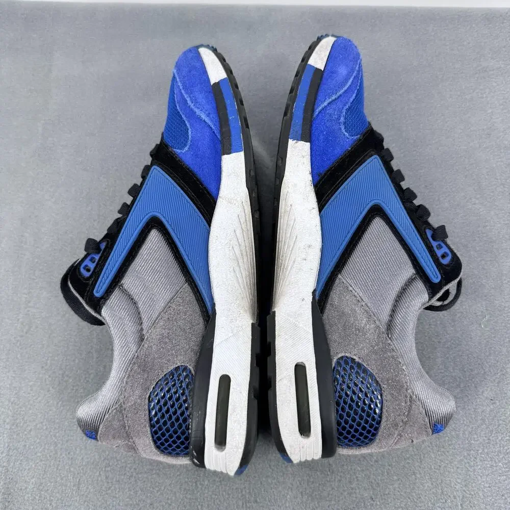 Brooks Heritage Fusion Shoes Mens 8 Blue‎ Gray Suede Mesh Running 1101941D040